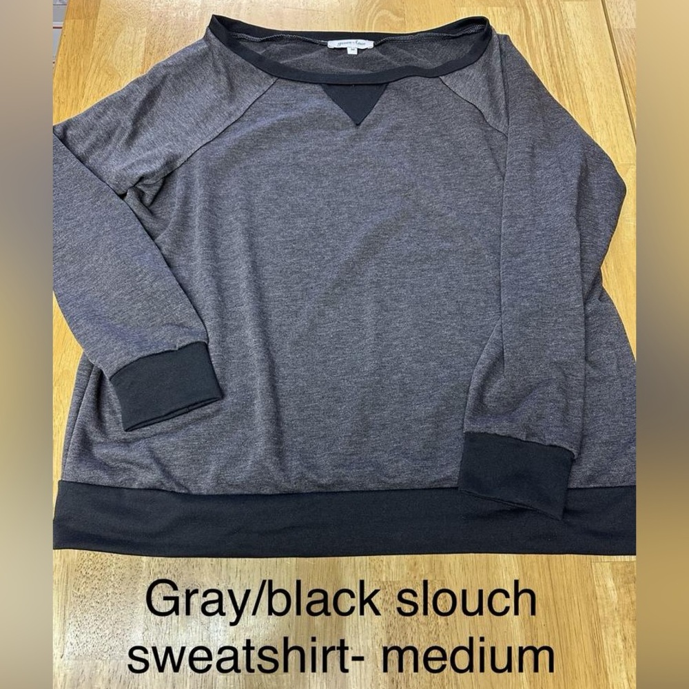 Grace & Lace slouch pullover sweatshirt